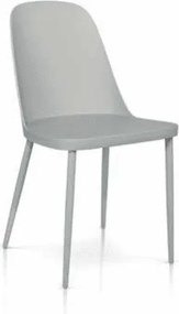Set 4 scaune GOCCIA -HORECA-POLIPROPILENA - GRI