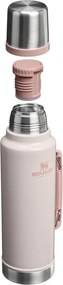 Termos roz deschis din oțel inoxidabil 1,4 l Legendary Classic Bottle Hammertone Rose Quartz – Stanley