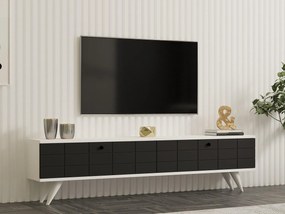 Masă TV/Dulap Butepe (antracit + alb) . Promo -28%. 1095159