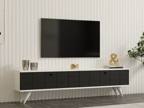 Masă TV/Dulap Butepe (antracit + alb) . Promo -28%. 1095159