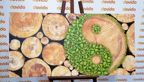 Tablou Yin și Yang într-un design ecologic