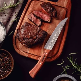 Cutit pentru carne cu lama de 17 cm Nomade Tramontina 22866107, fabricat in Brazilia