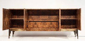 Comodă lemn masiv Alhambra, 208 × 50 × 90 cm