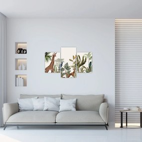 Tablou - Locuitorii africii (90x60 cm)