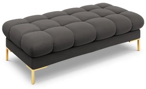 Banca Bali velvet/picioare gold – L133 x l62 x h41