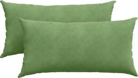 vidaXL Perne pentru canapea 2 pcs Verde deschis 80 x 40 cm