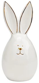 Iepuras ceramic AURIC BUNNY 14 cm alb