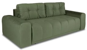 Canapea Extensibila Cu Lada Depozitare Dreamer, Verde, 260 x 110 x 100 Cm