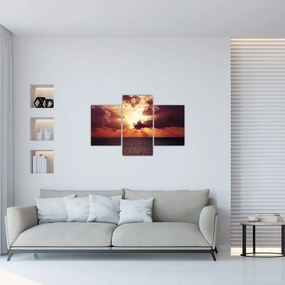 Tablou cu soarele după nori (90x60 cm)