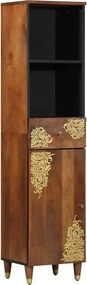 vidaXL Dulap de Baie maro miere 38 x 33 x 160 cm Lemn de mango solid