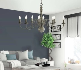 Lustra stil rustic Greythorne 8L 2268-8GY SRT