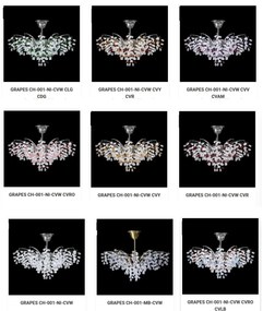 Lustra moderna cristal Bohemia design LUX GRAPES