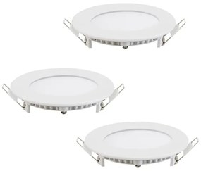 Eglo 32881 - Set de 3 spoturi LED RGB reglabile, încastrate FUEVA-C, 1x LED/3W/230V