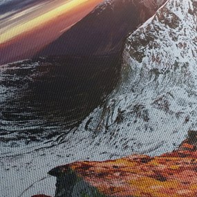 Tablou - Panoramă montană de iarnă (90x60 cm)