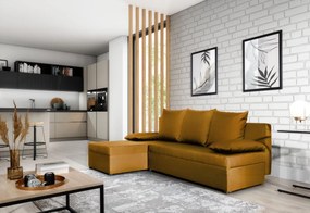 Supermobel Colțar extensibil GINO, 206x90x146, sawana 14