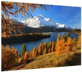 Tablou - Toamna în Alpi (70x50 cm)