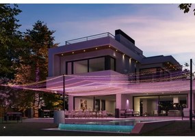 Instalație LED RGBW dimabilă de exterior de Crăciun HUE WACA 500xLED 44,4 m IP54