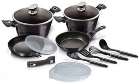 RESIGILAT - Set oale marmorate 13 pese Carbon Pro Berlinger Haus BH 7059