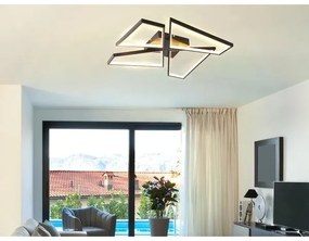 Plafonieră LED dimabilă LED/115W/230V 3000-6500K negru + telecomandă