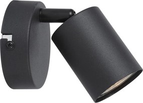 Aplica perete Klausen Spike AP1-B design industrial negru metal 9.5x13.5x8 cm corp iluminat modern pentru accent interior soclu GU10 durabil elegant
