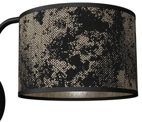 Aplică SATINO 1xE27/60W/230V neagră/aurie