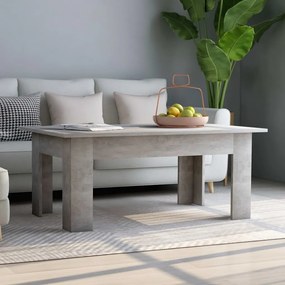 Masuta de cafea, gri beton, 100 x 60 x 42 cm, PAL 1, Gri beton