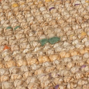 Covor tip traversă în culoare naturală țesut manual din iută 60x300 cm Jute Boucle Multi – Flair Rugs