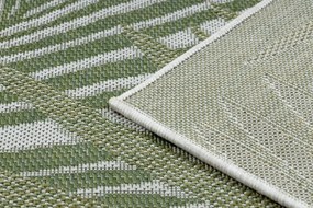 Covor SISAL SION frunze de palmier, tropical 2837 țesute plate ecru / verde