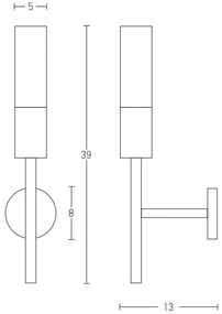 Aplica design decorativ modern MARBLE alb/auriu