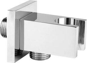 Cot de iesire dus Ferro crom lucios cu suport para