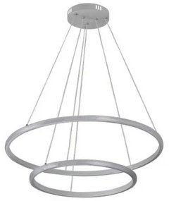 Candelabru suspendat LED dimabil pe cablu, 55 W, 230 V, 3000–6500 K, Ø 60 cm + telecomandă