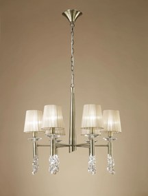 Mantra Tiffany lampă suspendată mai mult de 6x20 W alamă 3871