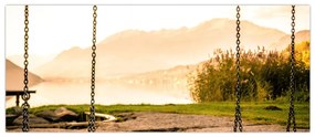 Tablou - balansoar în natură (120x50 cm)