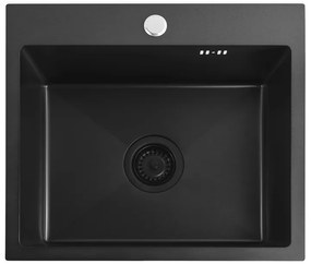 Chiuveta inox Leo 50 negru