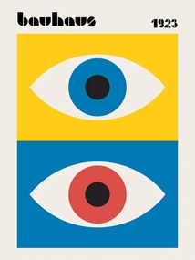 Ilustrație Bauhaus Eyes Abstract, Retrodrome