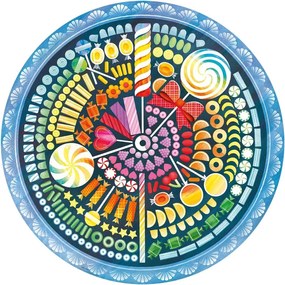 PUZZLE CERC BOMBOANE, 500 PIESE - RAVENSBURGER (RVSPA17350)