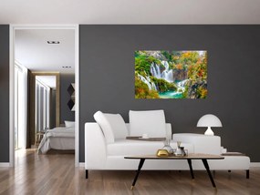 Tablou - Parcul Național Lacurile Plitvice (90x60 cm)