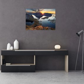 Tablou - Peisaj montan, Norvegia (70x50 cm)