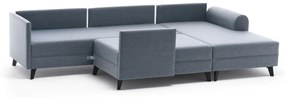Canapea extensibilă de colț Belen - Blue