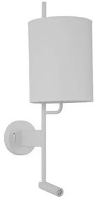 Aplica de perete moderna cu reader LED Yama alba NVL-9180511