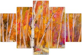 Tablou - Pădurea toamna (150x105 cm)