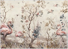 Tablou - Desen de flamingo (70x50 cm)