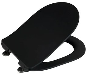 Capac WC Wenko Sedilo Black, 45,2 x 36,2 cm, negru