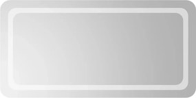 vidaXL Oglinda de baie cu LED, 50x100 cm