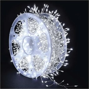 Ghirlandă LED pentru exterior 1920xLED/8 funcții 19,2m IP44 alb rece