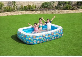 Bestway piscină gonflabilă pentru copii, albastru, 229x152x56 cm