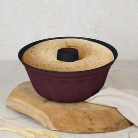 Tava pentru bundt 25 cm Leonardo Berlinger Haus BH 7996, antiaderenta, visiniu