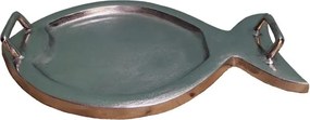 Tava servire cu manere, din aluminiu, Fish