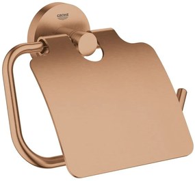 Grohe Essentials Suport hartie igienica cu aparatoare, cupru mat (brushed warm sunset)