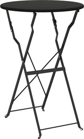 vidaXL Masă de bistro Antracit Ø 50 x 71 cm Oțel acoperit cu pulbere